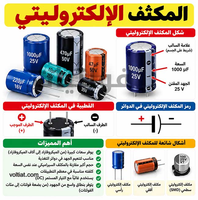 المكثف الإلكتروليتي