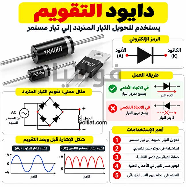 دايود التقويم