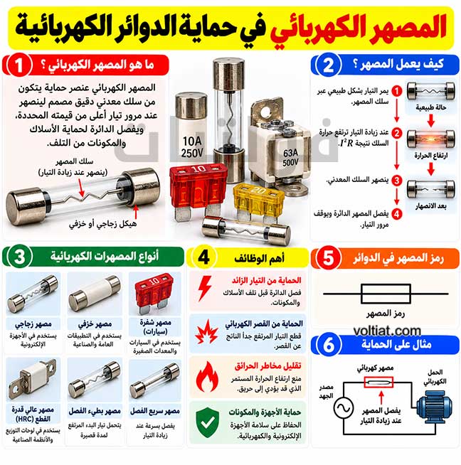 شرح عن الفيوز الكهربائي