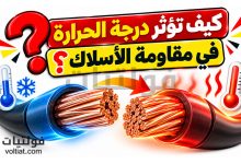 كيف تؤثر درجة الحرارة في مقاومة الأسلاك؟