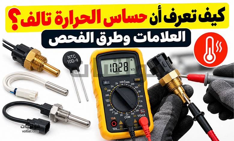 كيف تعرف أن حساس الحرارة تالف؟