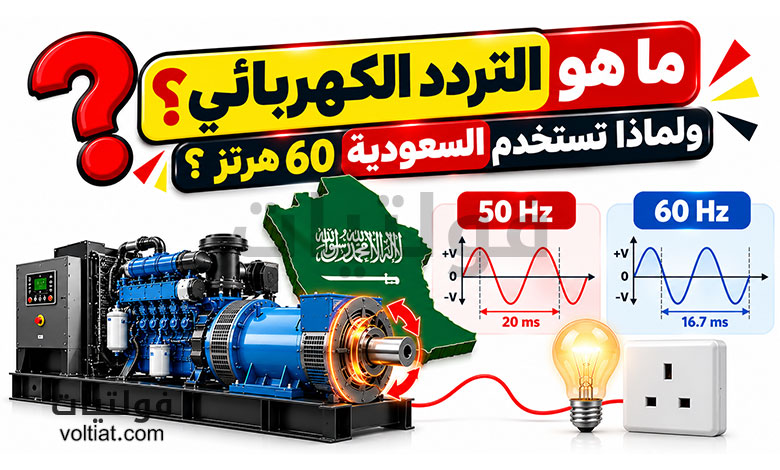 ما هو التردد الكهربائي
