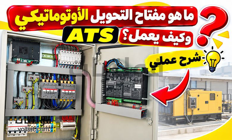 ما هو مفتاح التحويل الأوتوماتيكي ATS؟ وكيف يعمل؟