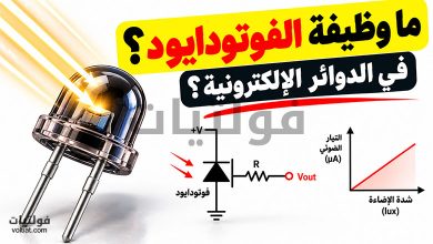 وظيفة الفوتودايود وكيف يعمل في الدوائر الإلكترونية