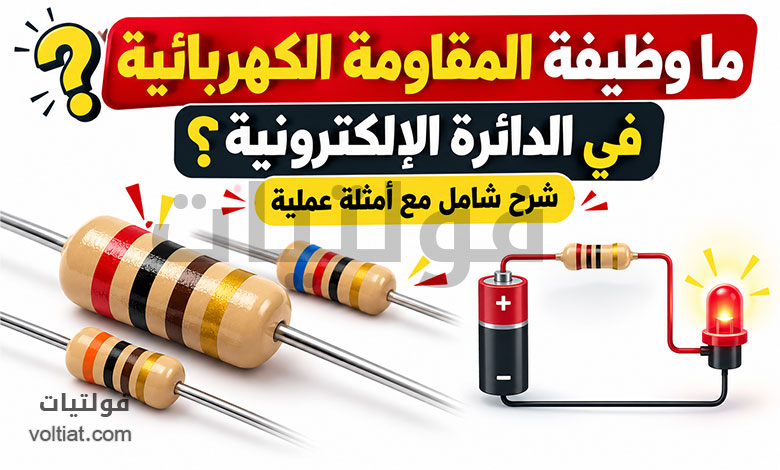 وظيفة المقاومة الكهربائية