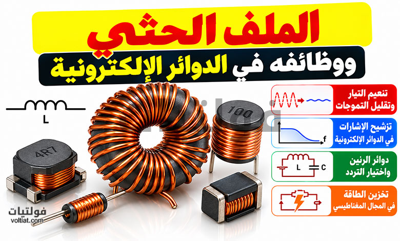 وظيفة الملف الحثي في الدوائر الإلكترونية
